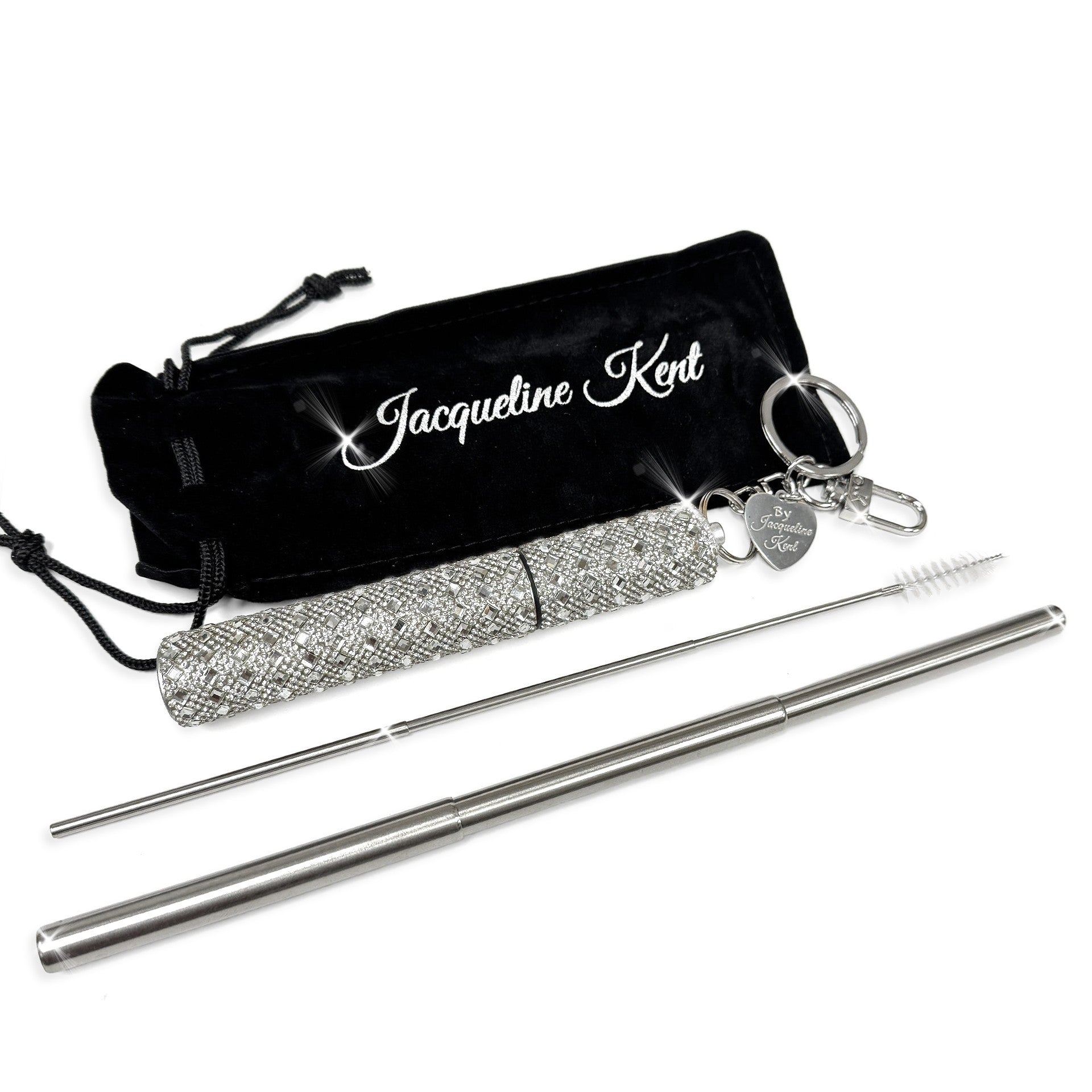 TRAVEL STRAW SILVER