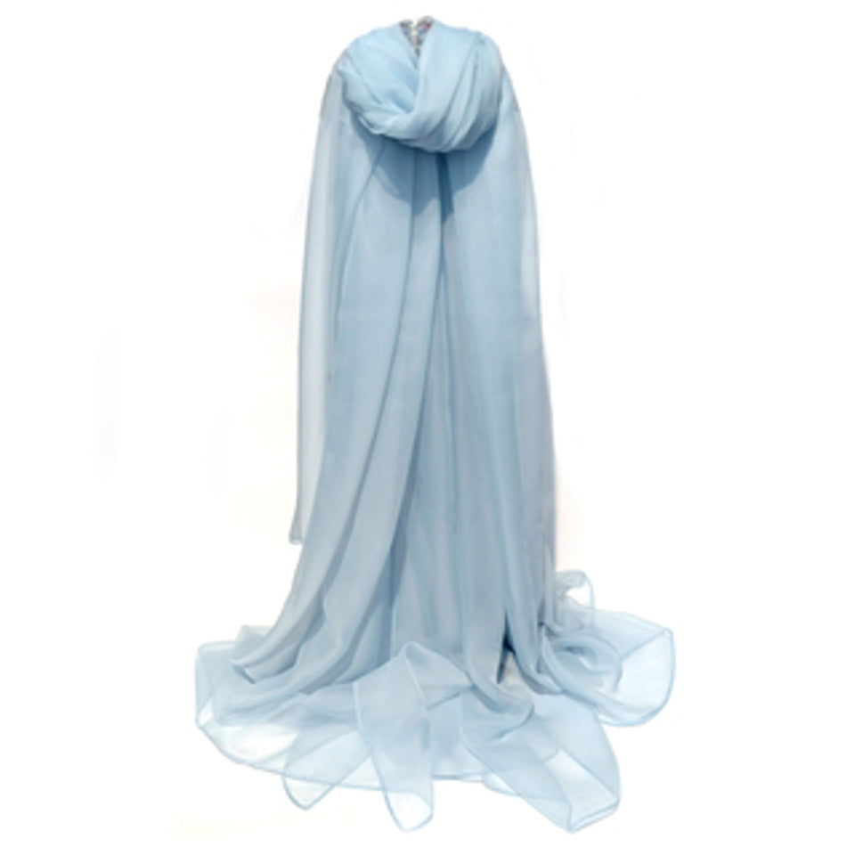 SCARF SHEAR PASTEL BLUE