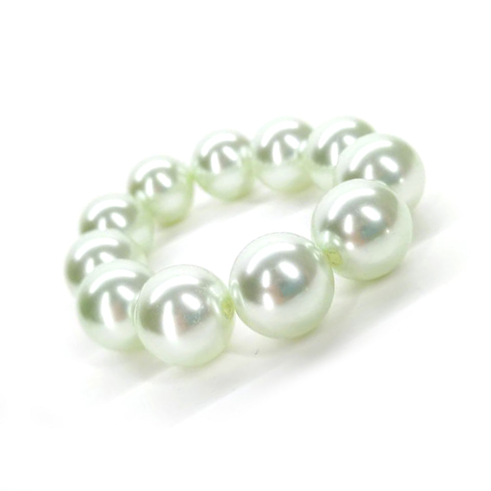 BRACELET WILMA FLINTSTONE PEARLS GREEN