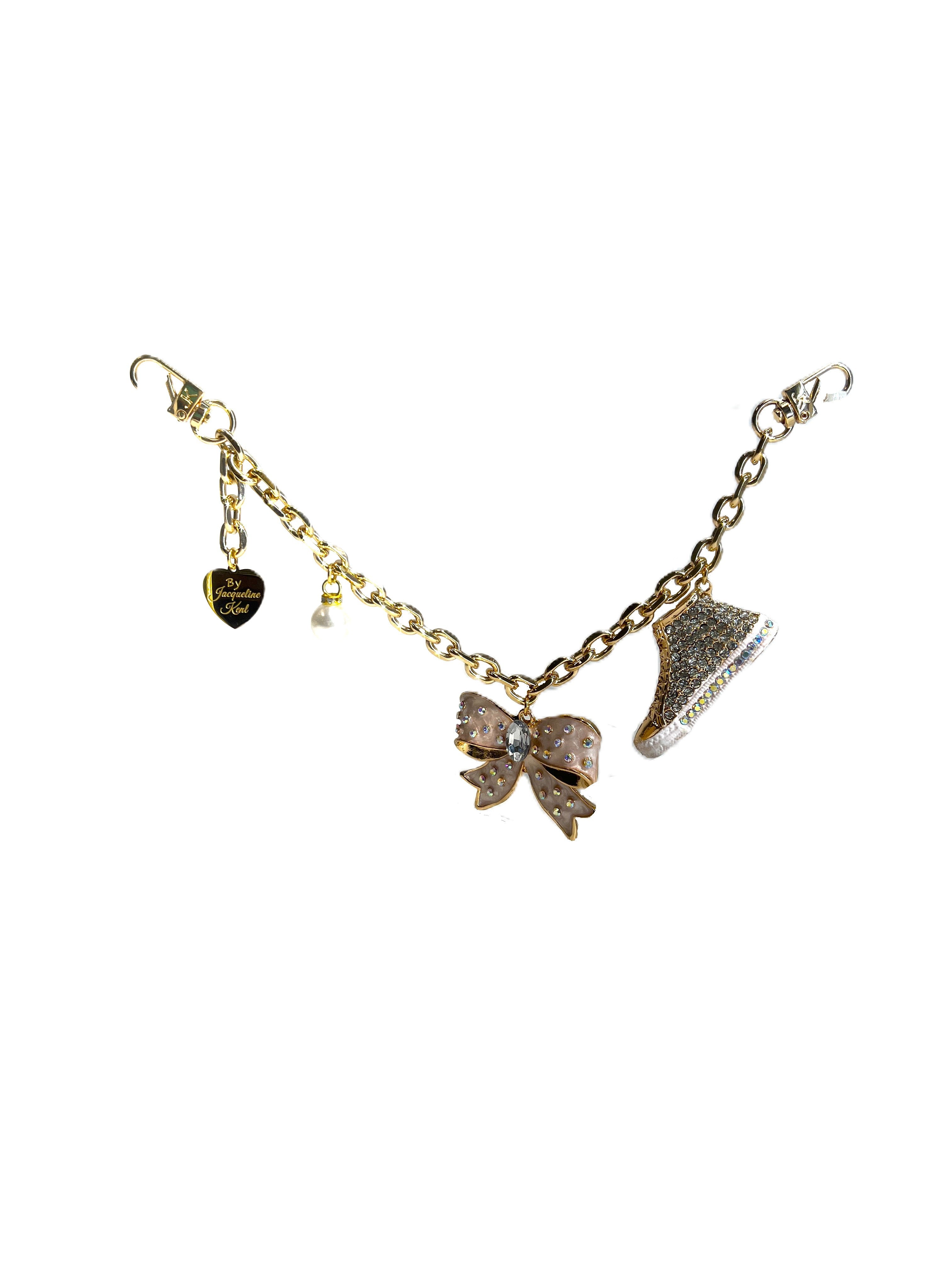 CHARMING CHAIN SPARKLING BOW ELEGANCE