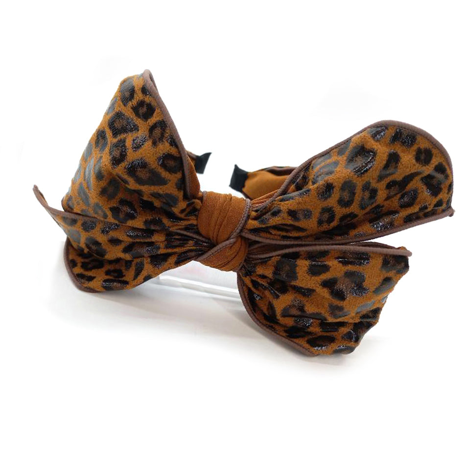 HAIRBAND TWO TONE LEOPARD