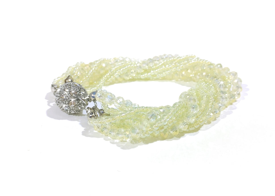 BRACELET CRYSTAL MAGNET YELLOW