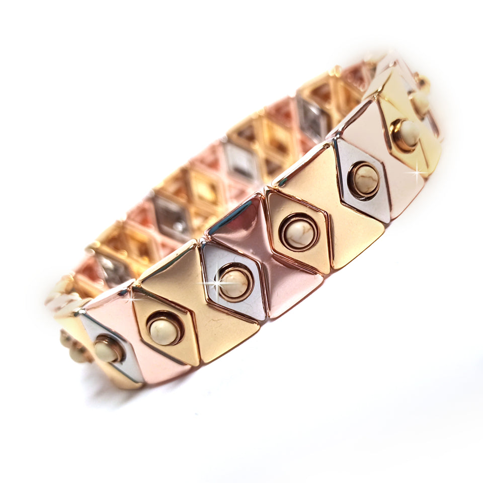 BRACELET ARISTOCRAT DIAMOND SHAPE GOLD