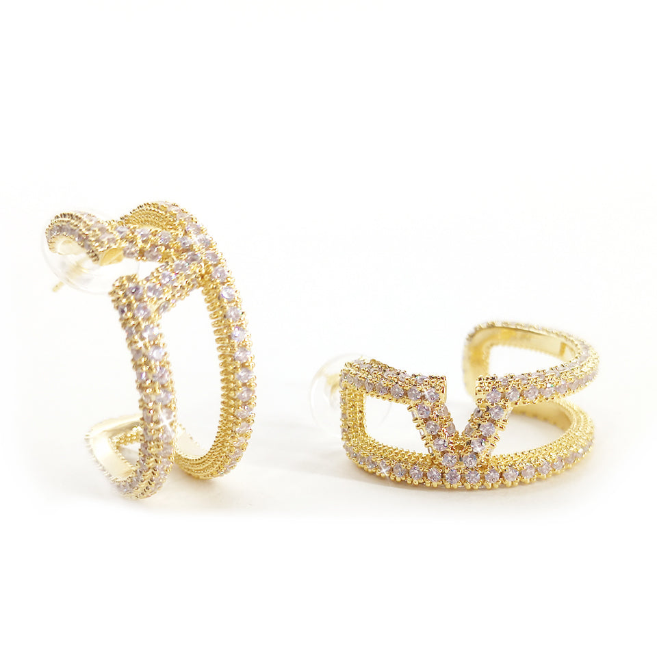 EARRING DESIGNER GOLD