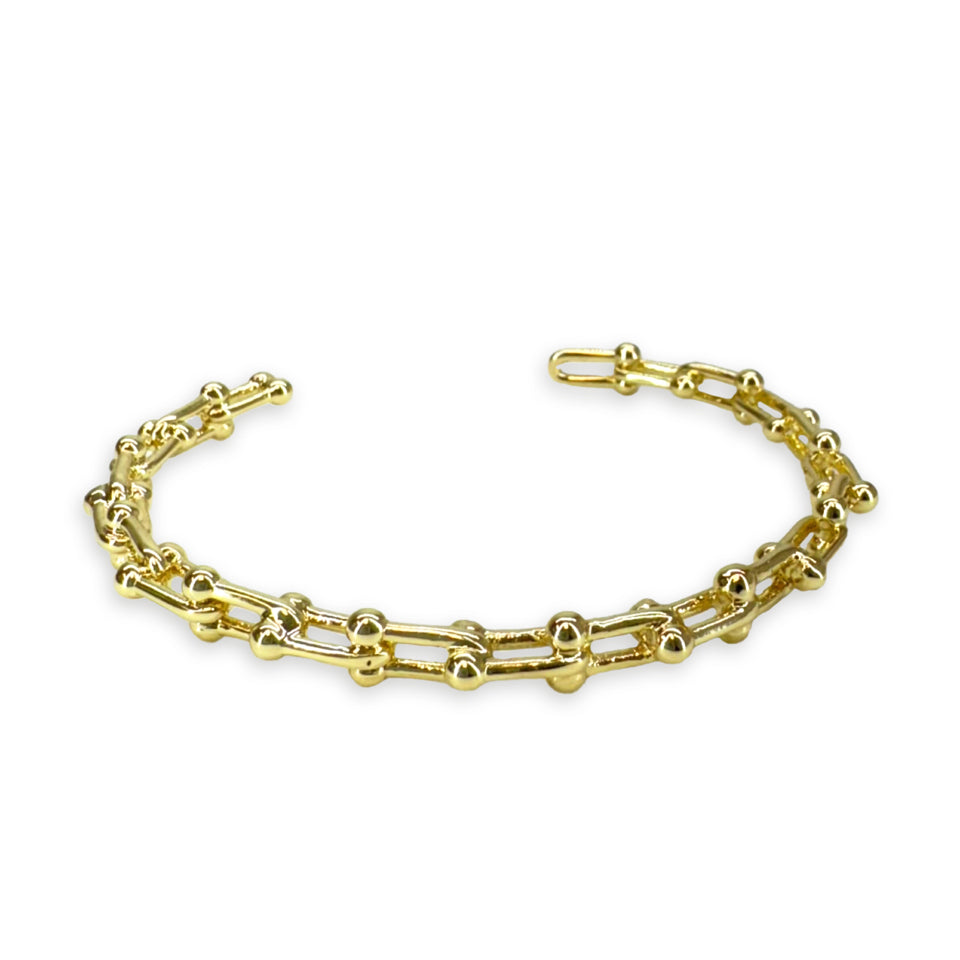 BRACELET U LINK GOLD