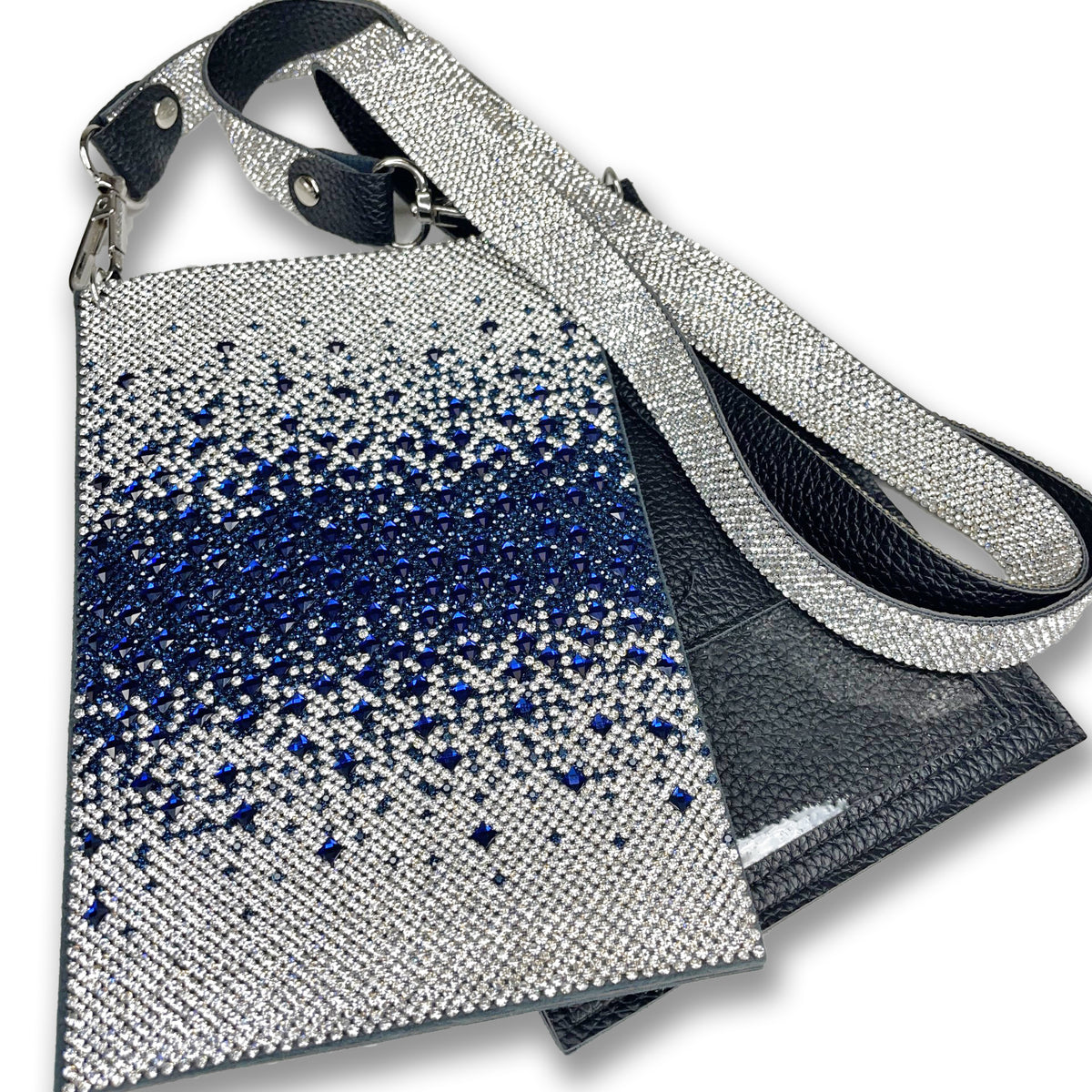 Jacqueline Kent Mariner's Cross Collection Cellphone Purse Navy Wave