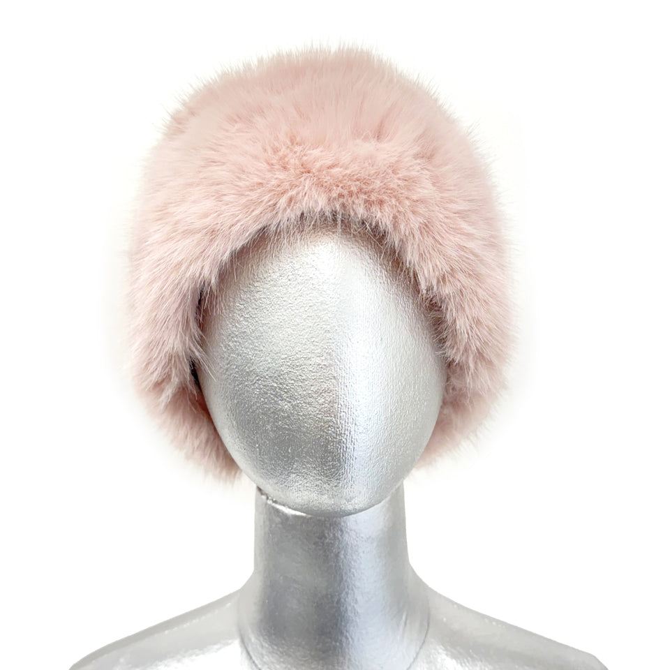 FAUX FUR FANTASY - FURBAND LIGHT PINK