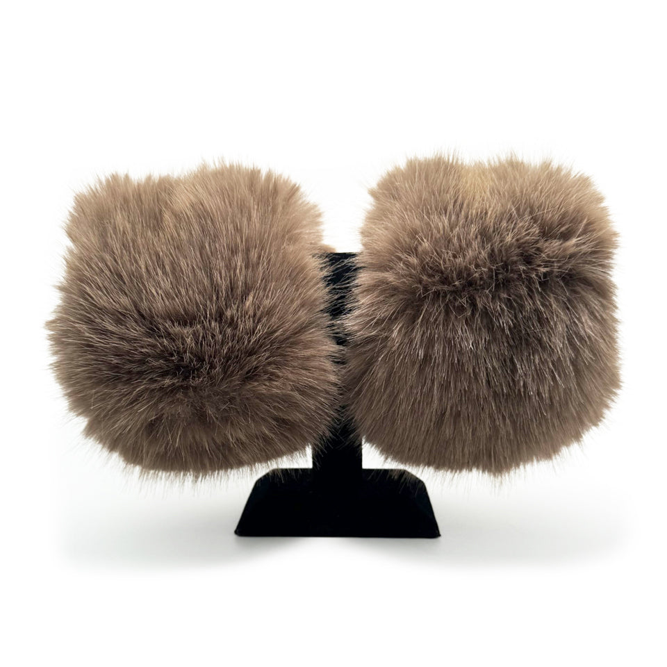 FAUX FUR FANTASY - COUTURE CUFFS BROWN