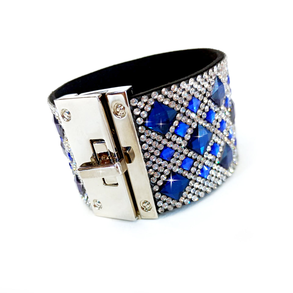 ROYAL ICE CUFFS SAPPHIRE BLUE