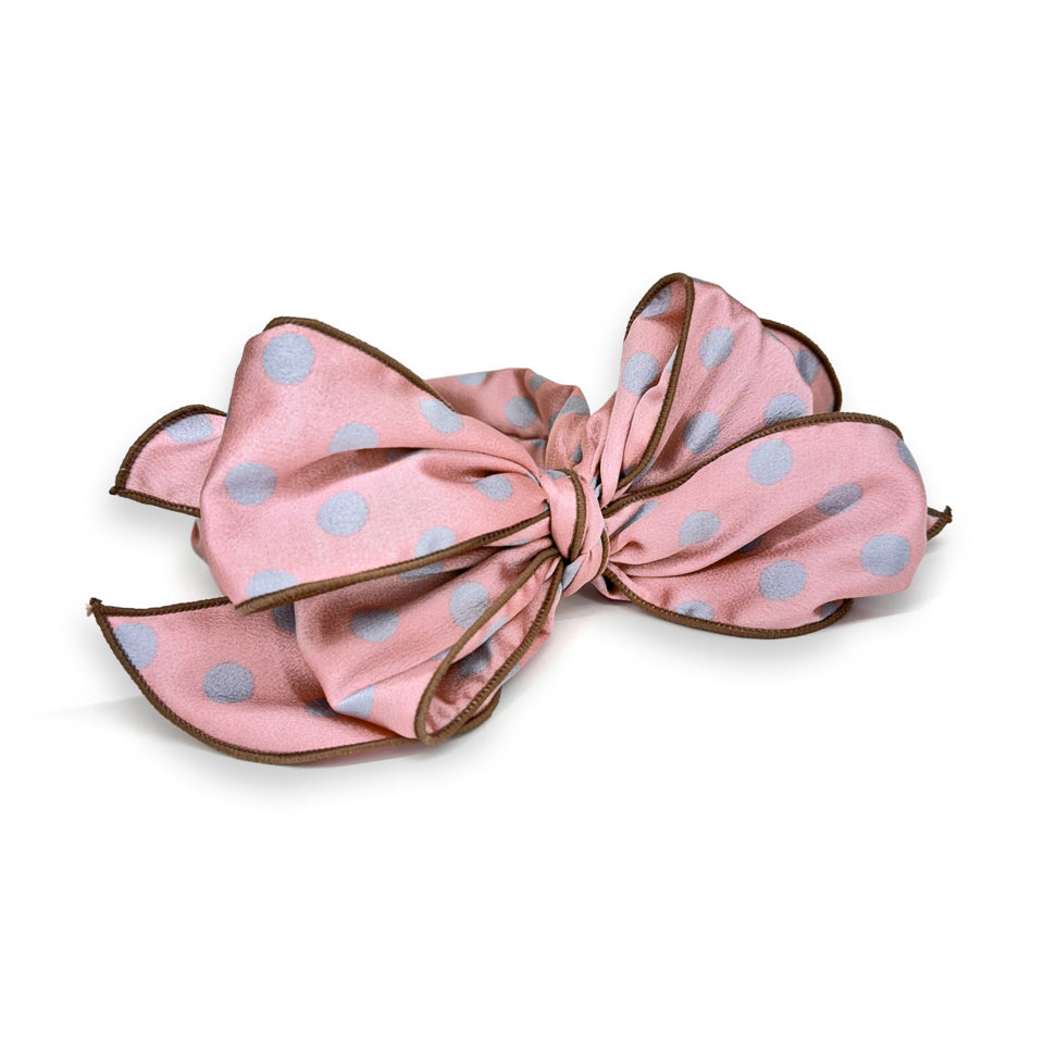 HAIRBAND POLKA DOT PINK