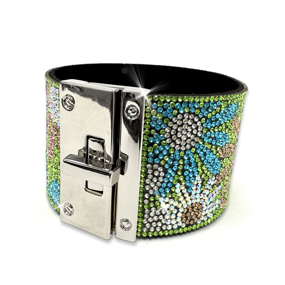 FLOWER POWER COLLECTION CUFF GREEN