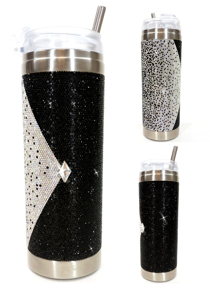 BLACK MAGIC DIAMOND CRYSTAL TUMBLER