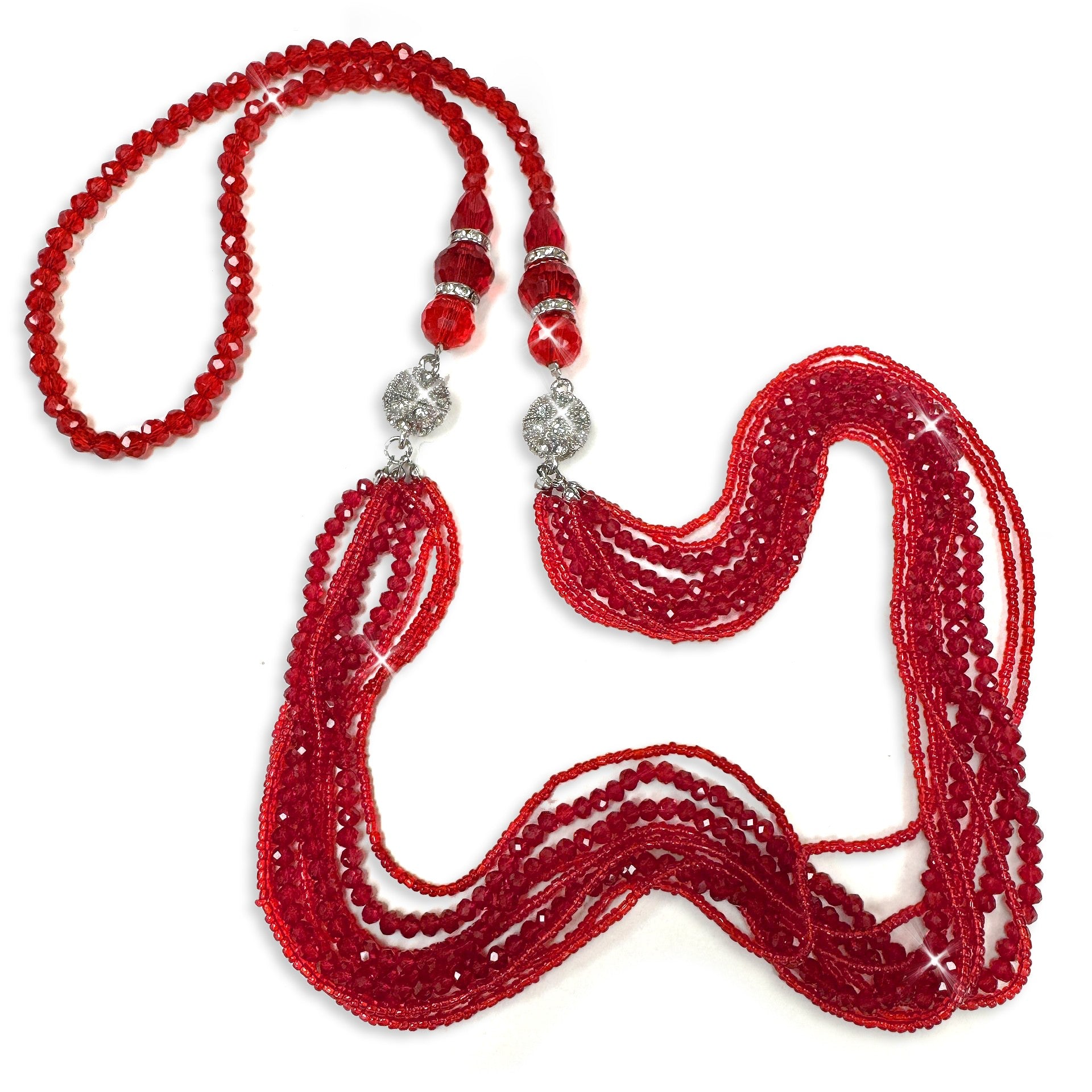 Jacqueline Kent Cinderella Necklace Red