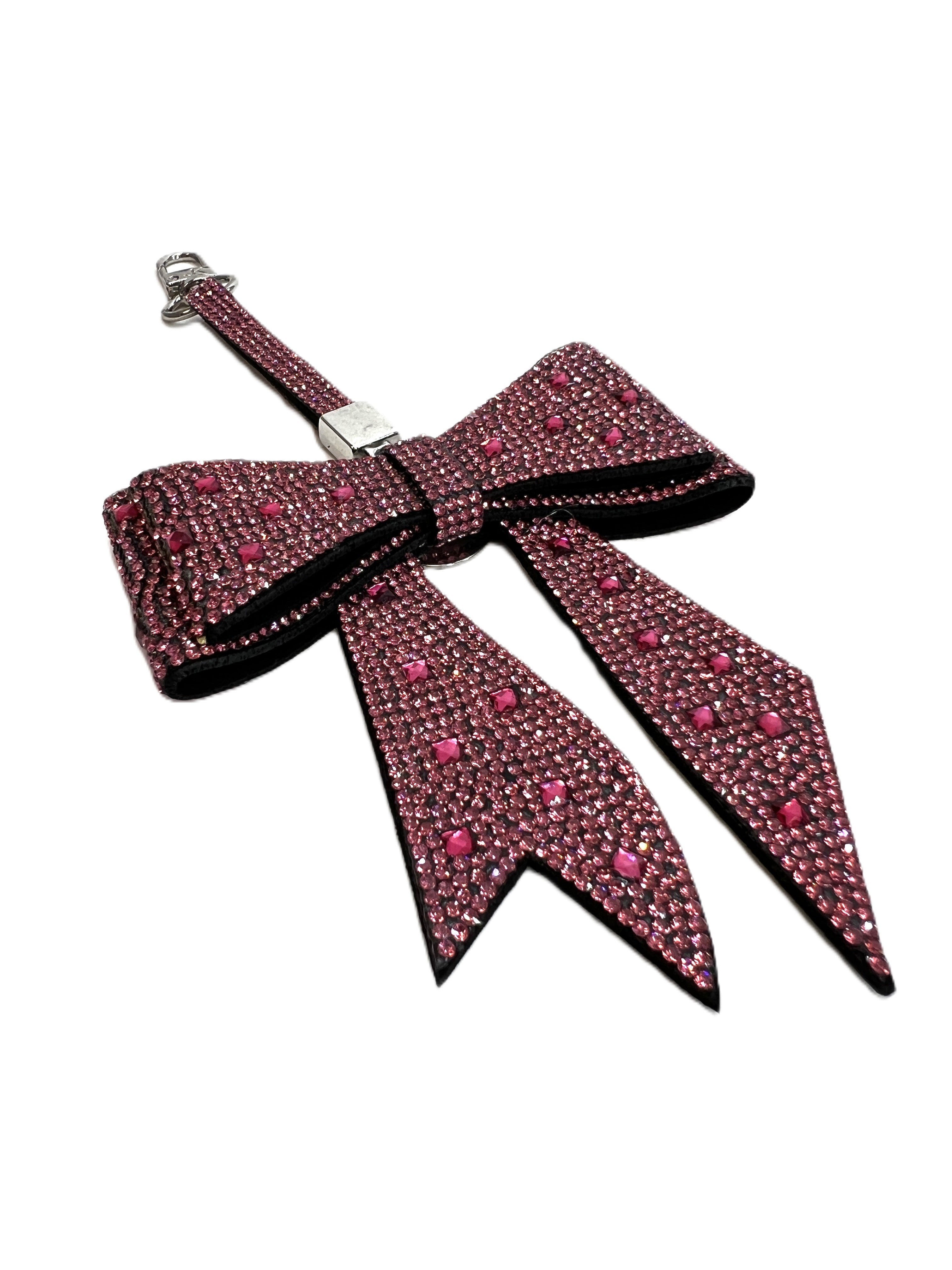 REBEL ROSE COLLECTION BOW PURSE CHARM PINK