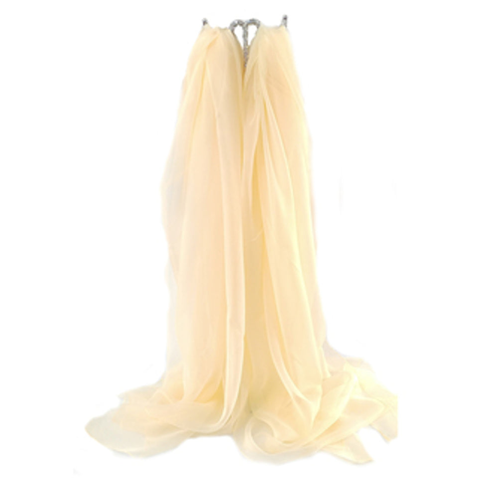 SCARF SHEAR PASTEL YELLOW