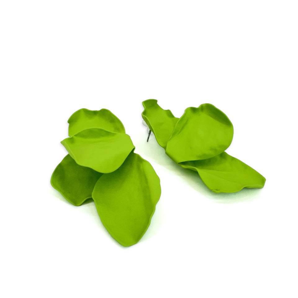 EARRING NEO PETAL GREEN