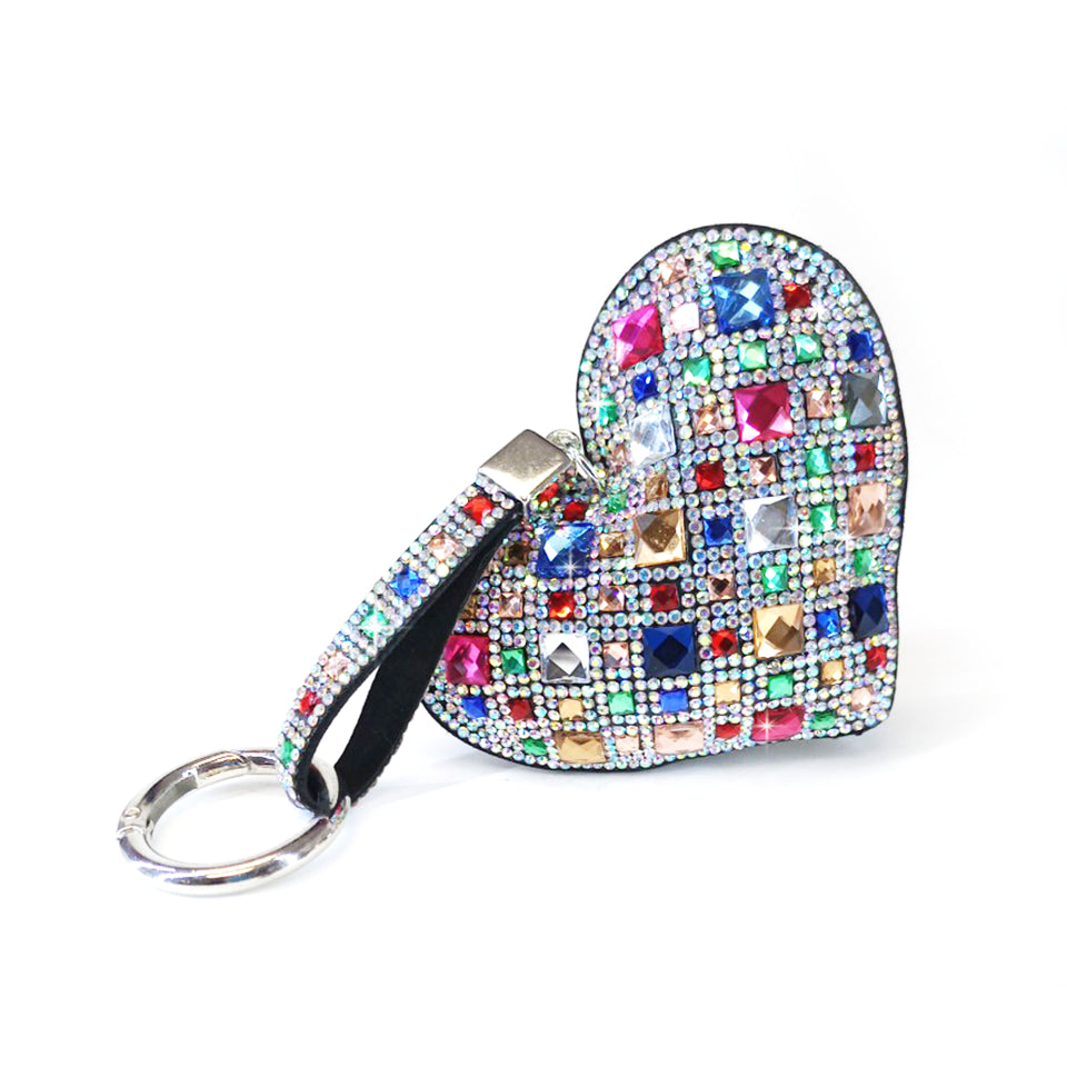 ROYAL ICE HEART PURSE CHARM DIAMOND CANDY CRUSH