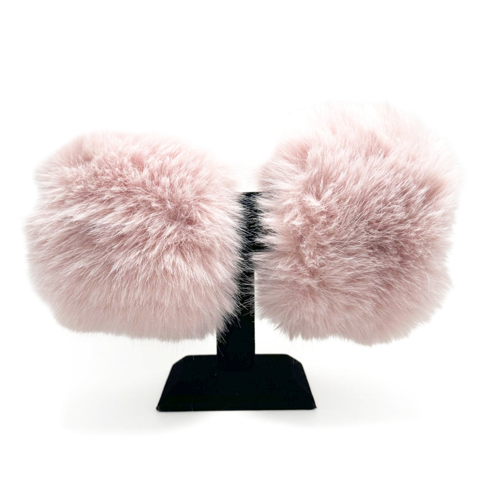 FAUX FUR FANTASY - COUTURE CUFFS LIGHT PINK