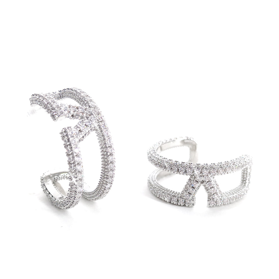 EARRING DESIGNER SILVER