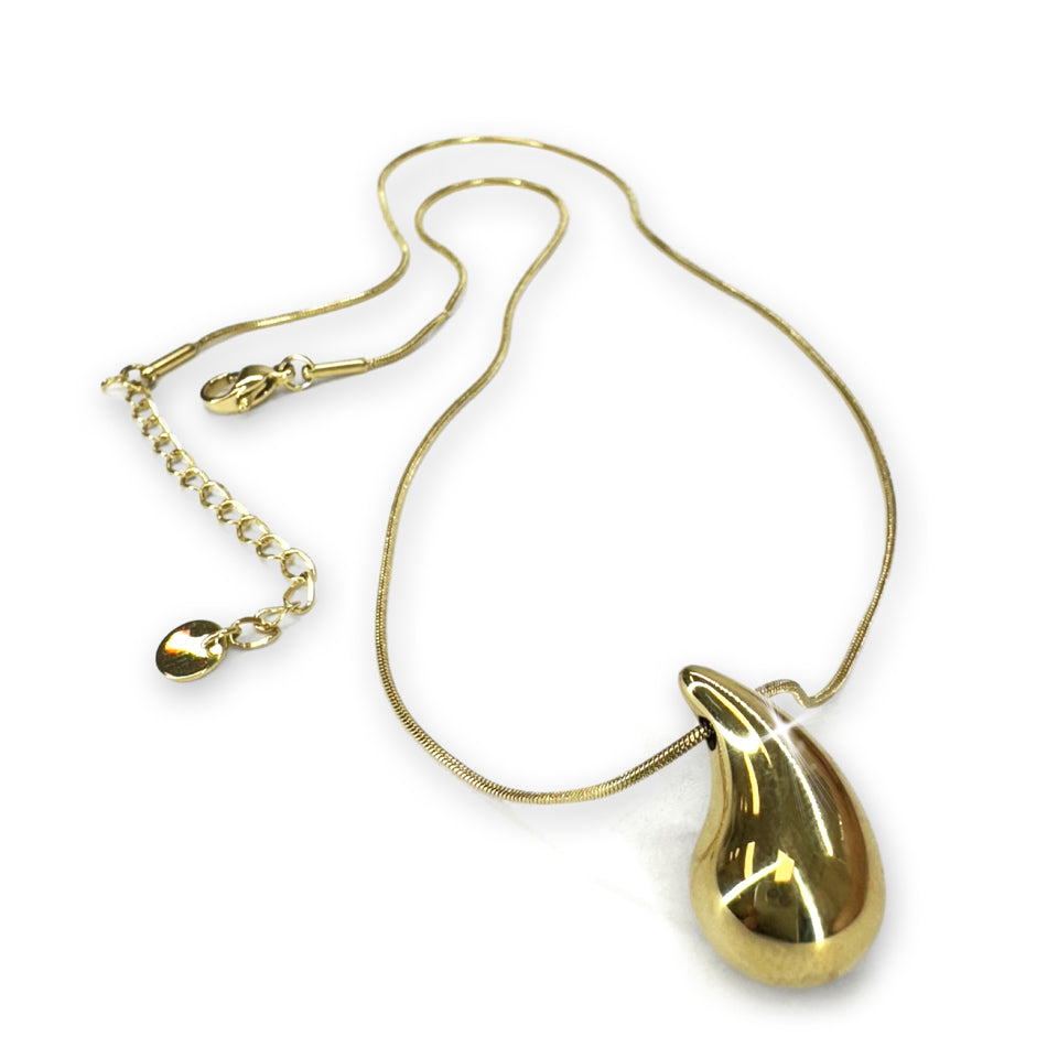 NECKLACE TEARDROP GOLD