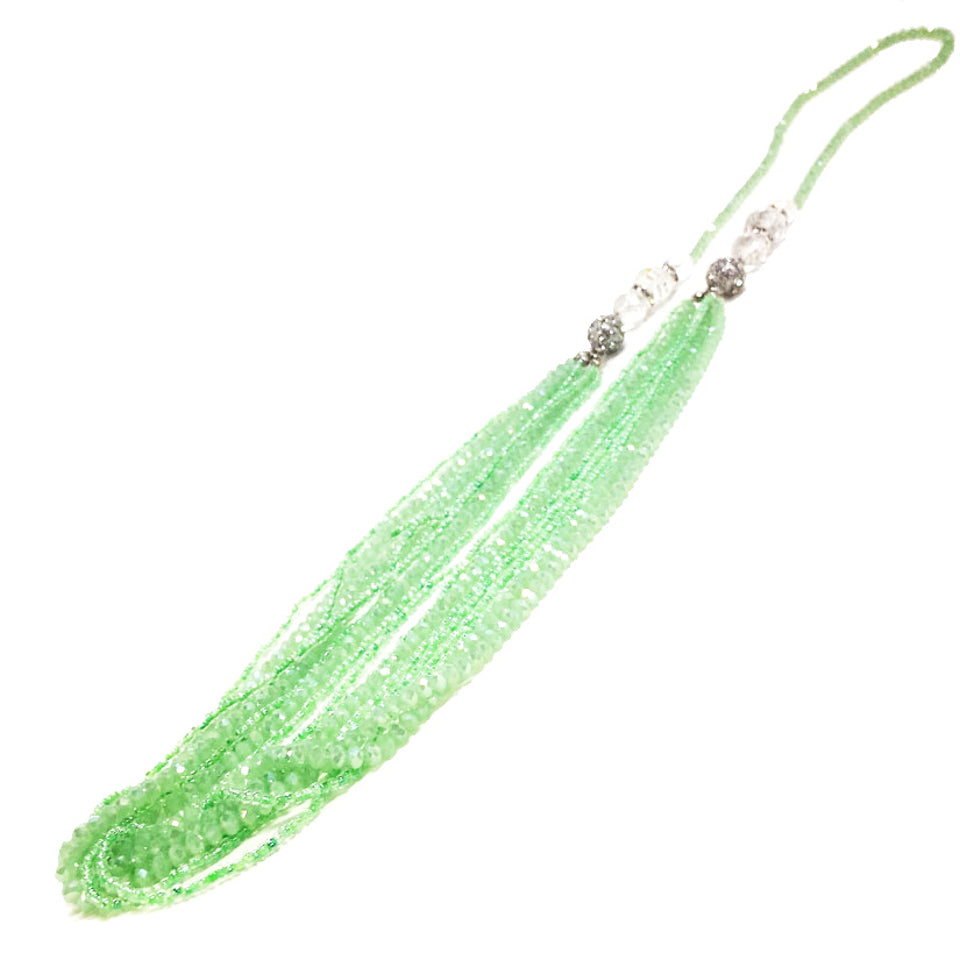 NECKLACE CINDERELLA LIGHT GREEN