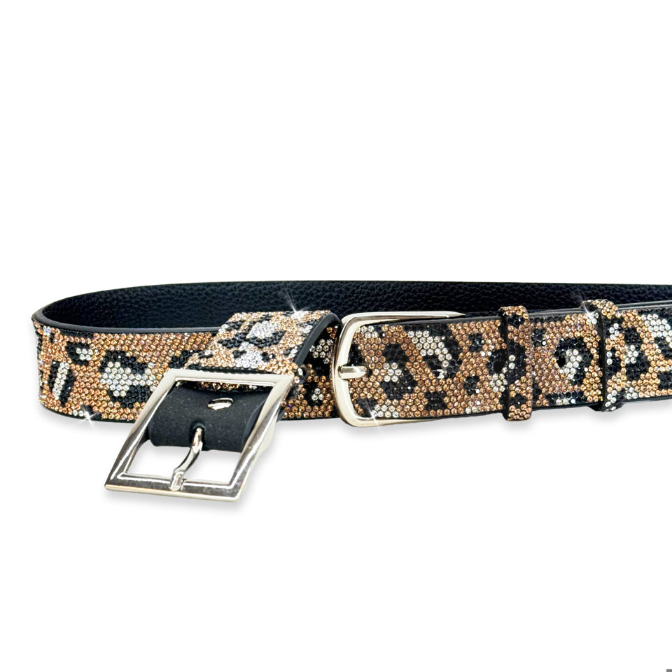 WILD LEOPARD LUX COLLECTION GOLD BELT