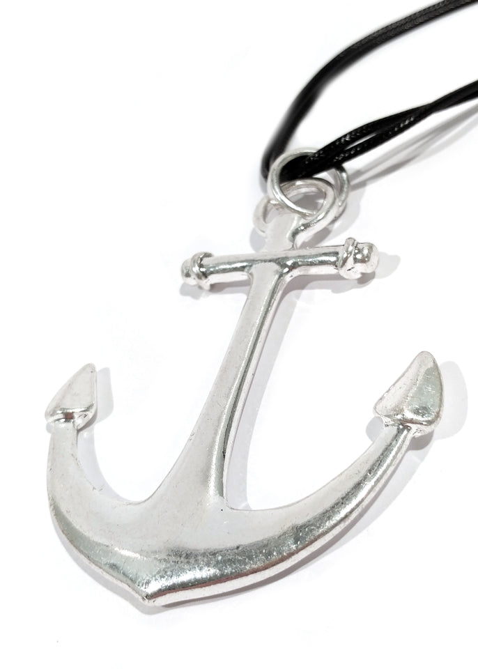 NECKLACE ANCHOR SILVER