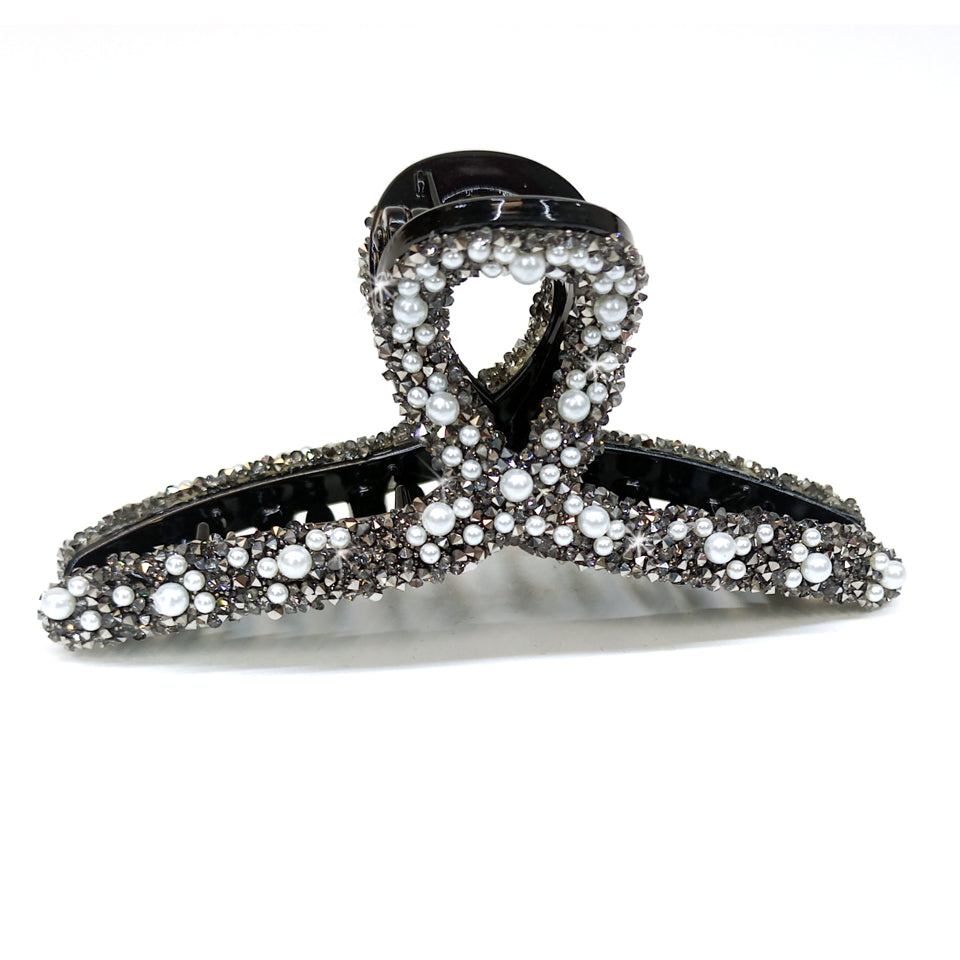 VICTORIAN COLLECTION BLACK PEARL HAIR CLIP