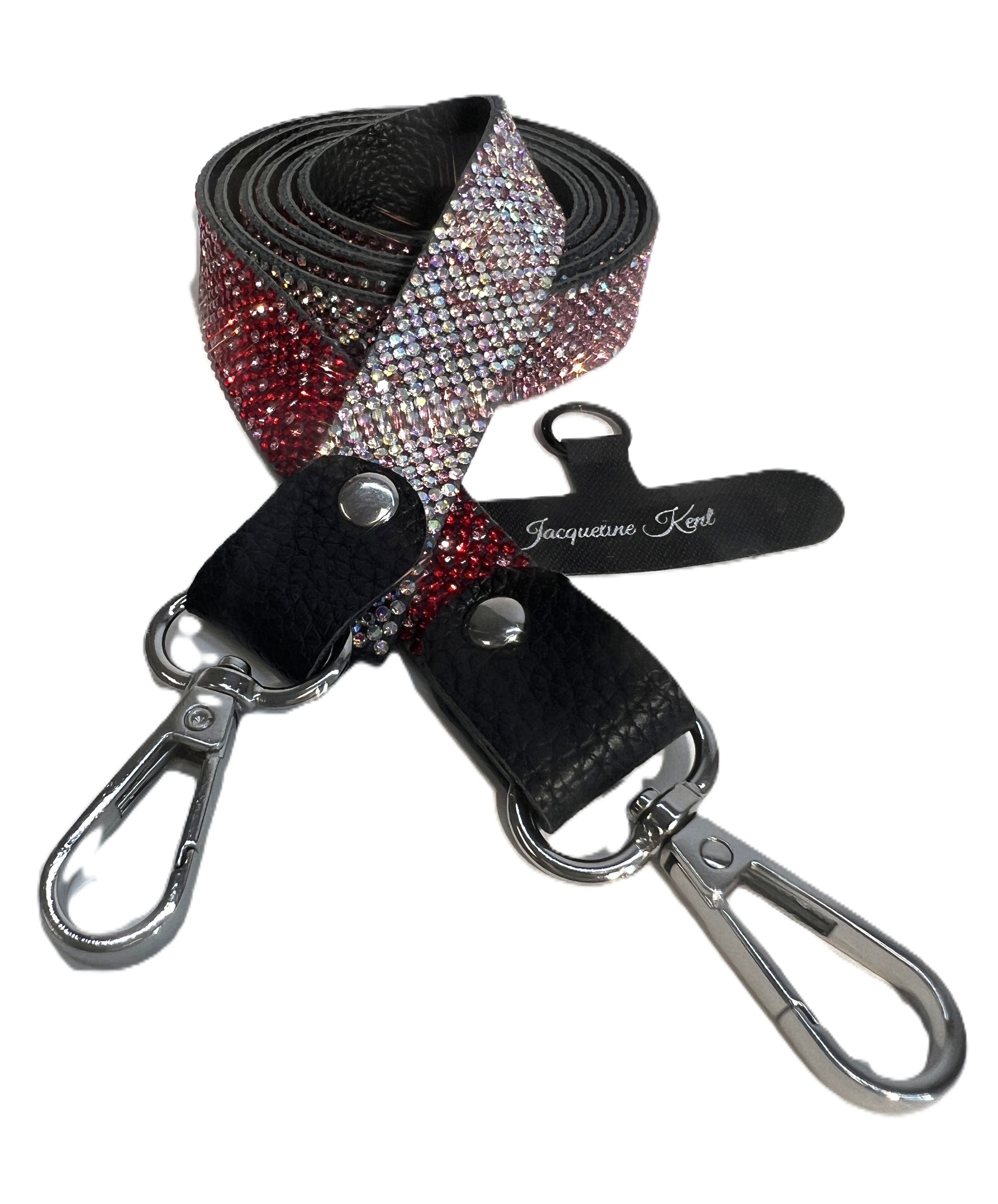 DAZZLE ME DARLING PHONE LONG LANYARD RED OMBRE