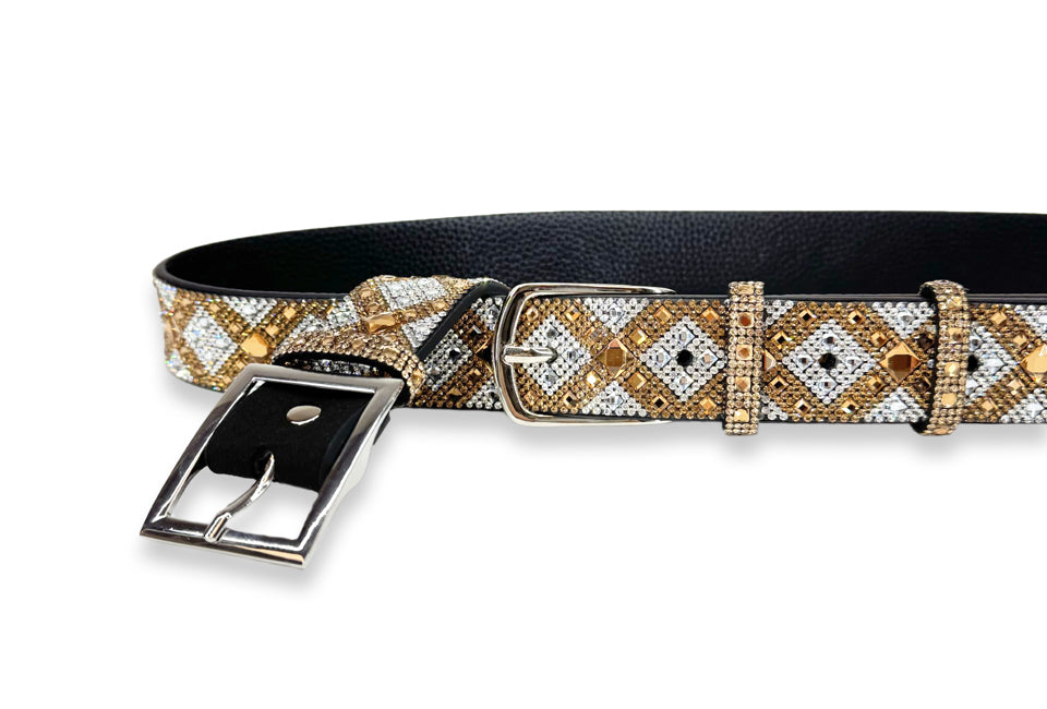 MARINERS CROSS COLLECTION BELT SILVER GOLD